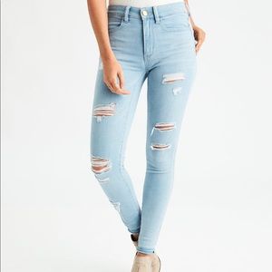 AE high rise jeggings